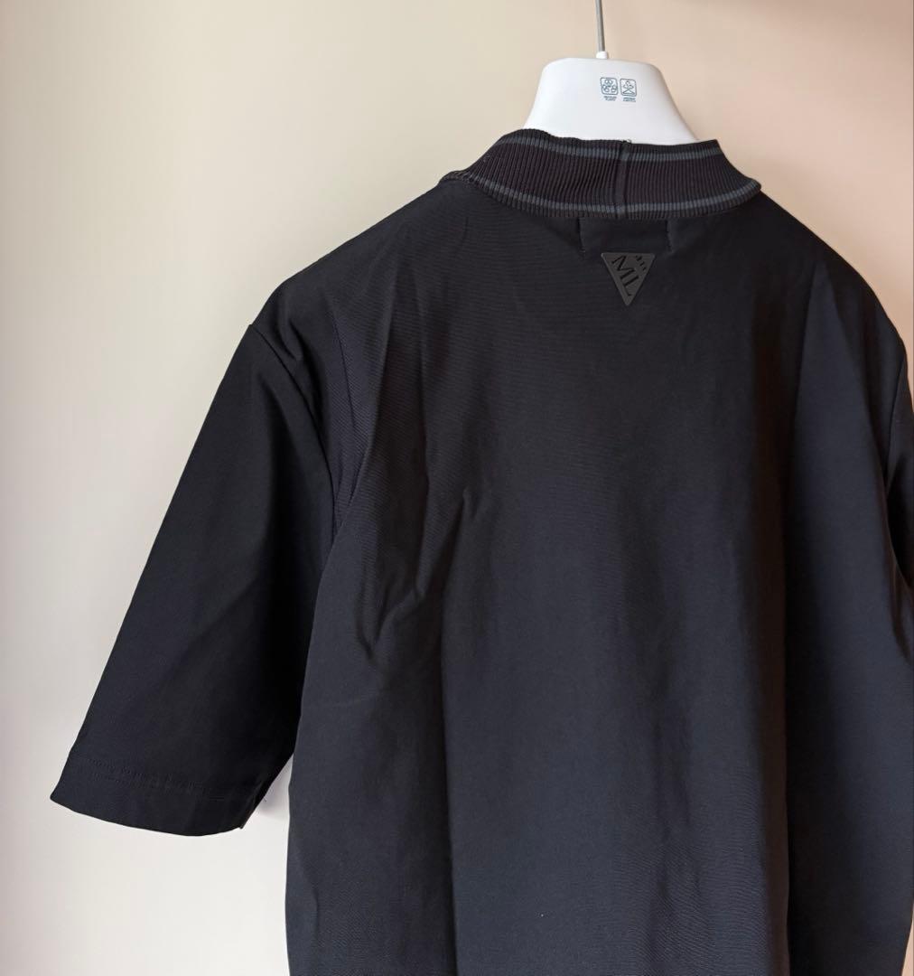 美品 ★ MARK&LONA モックネック シャツ ブラック 正規品