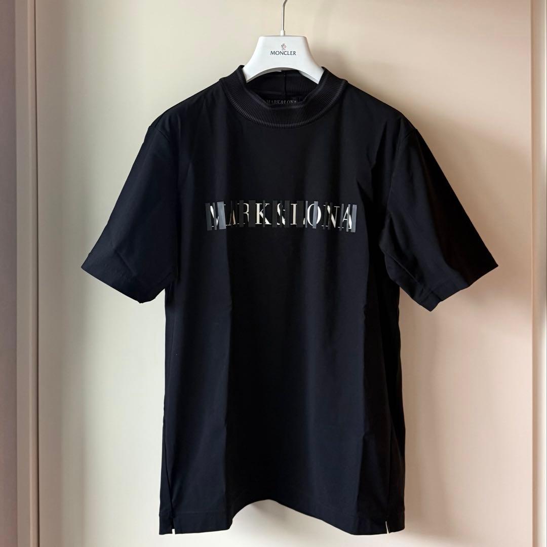 美品 ★ MARK&LONA モックネック シャツ ブラック 正規品