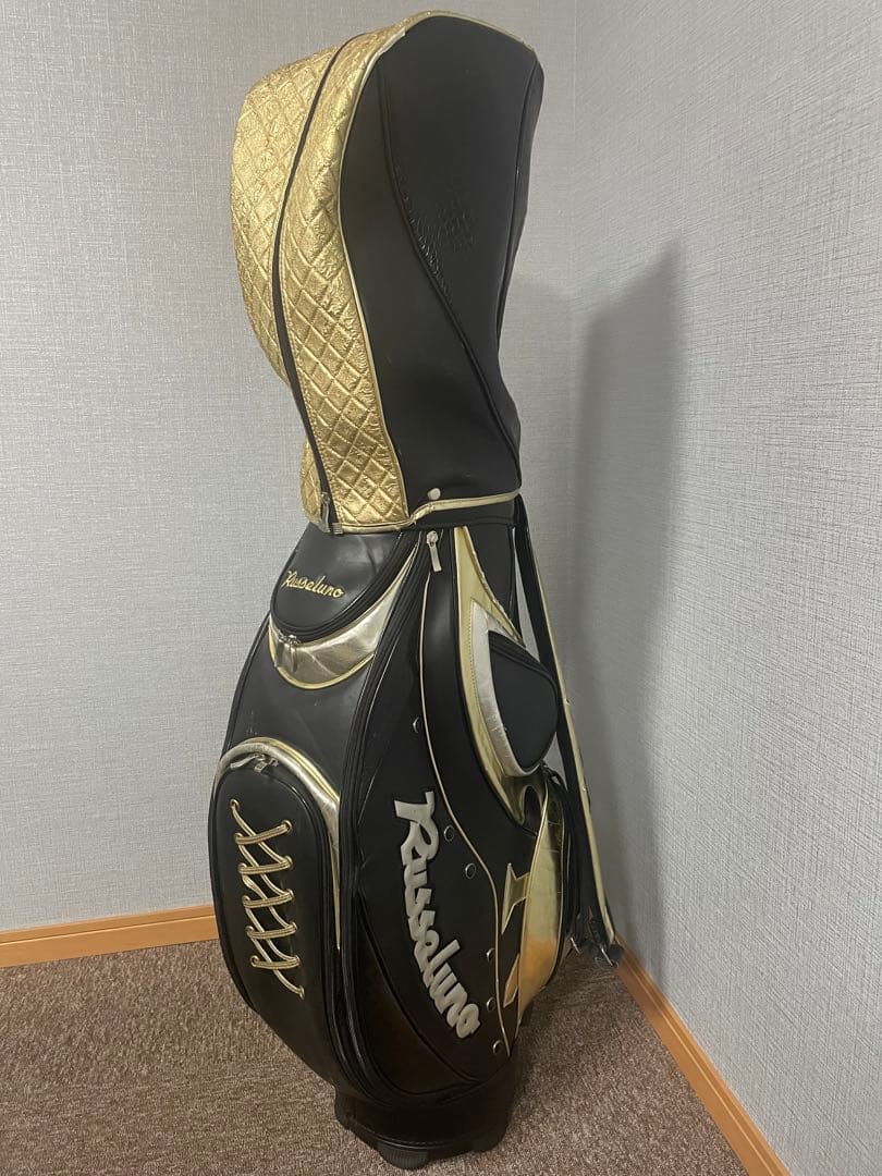 激レア　Rascaluno キャディバッグ　ルチャ　ブラック×ゴールド