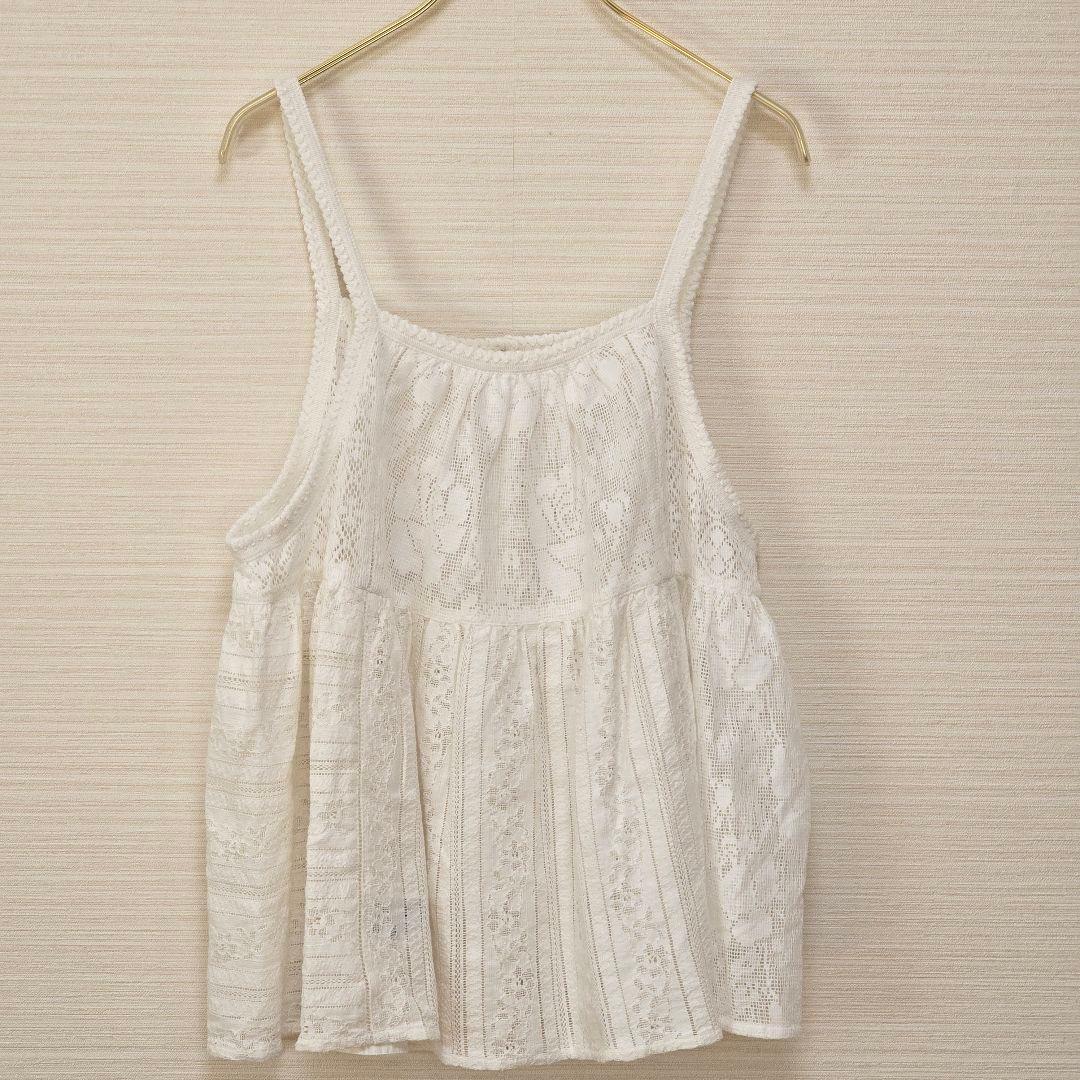 タグ付 yuni パッチワーク レース キャミ ビスチェ 定価15,400円