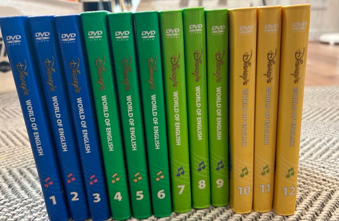 ディズニー英語システム【Sing Along】DVD 1-12 セット
