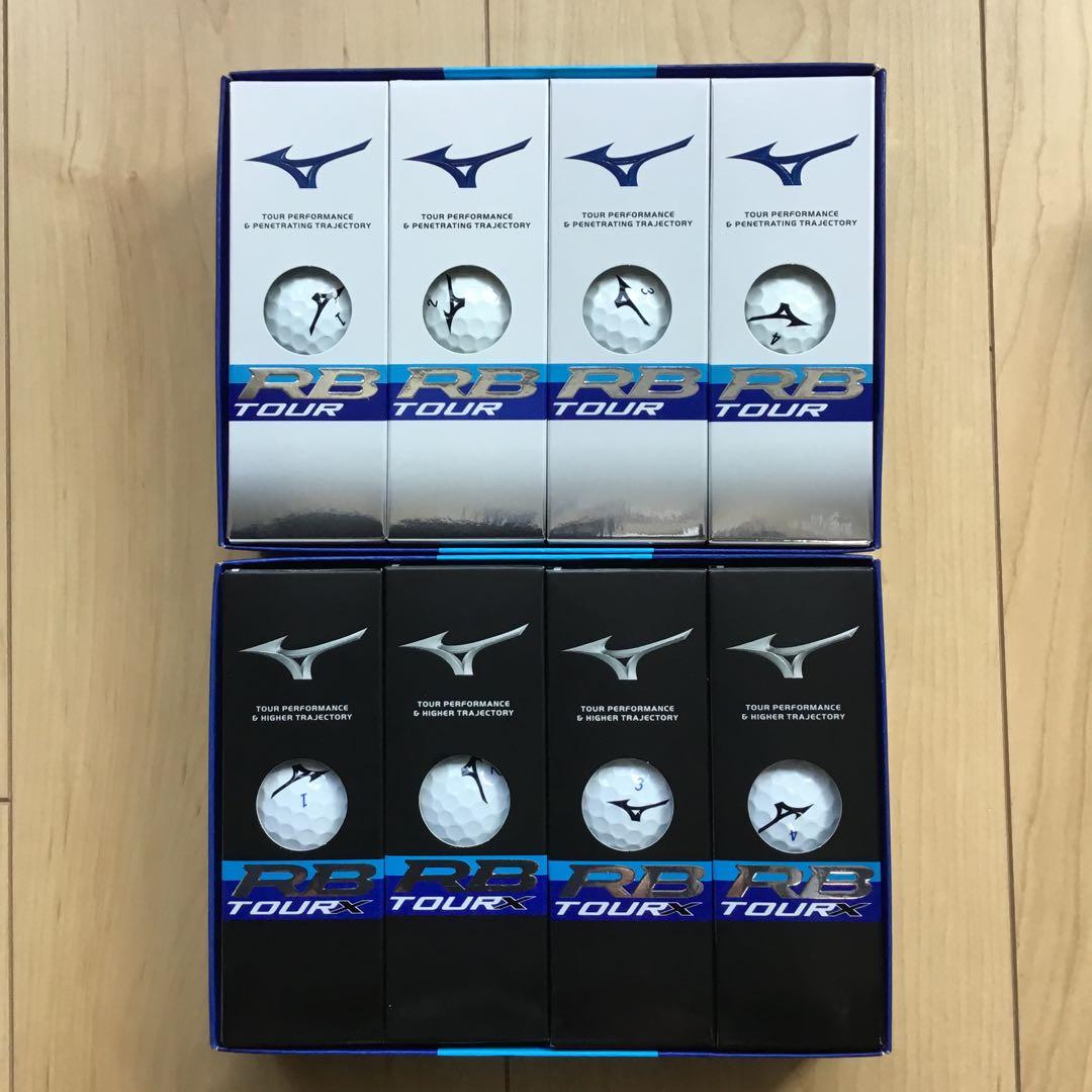 新品 ミズノ RB TOUR & RB TOUR RX ゴルフボール 2ダース