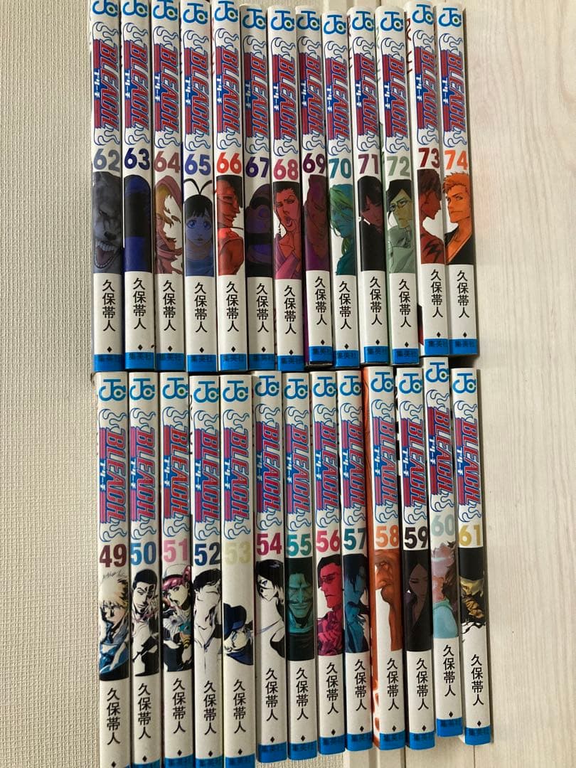 BLEACH 49-74巻（死神代行消失篇～千年血戦篇）