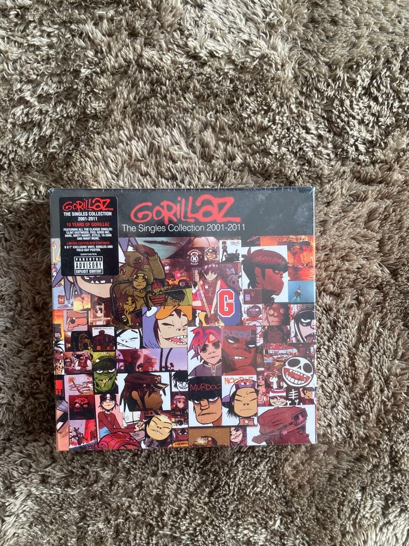 洋楽 Gorillaz The Singles Collection Viny