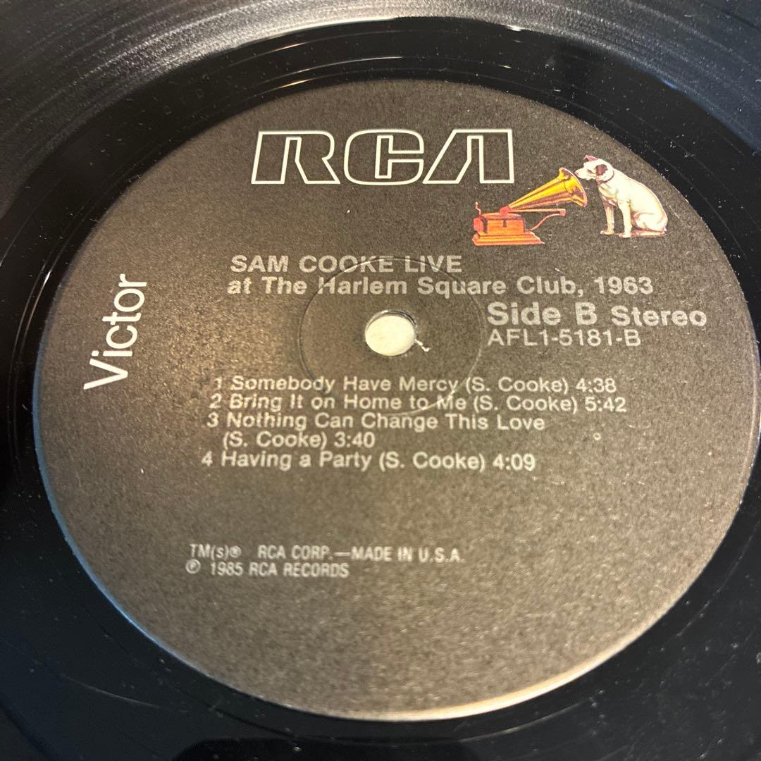 【USオリジナル盤】Sam Cooke / Live at The Harlem