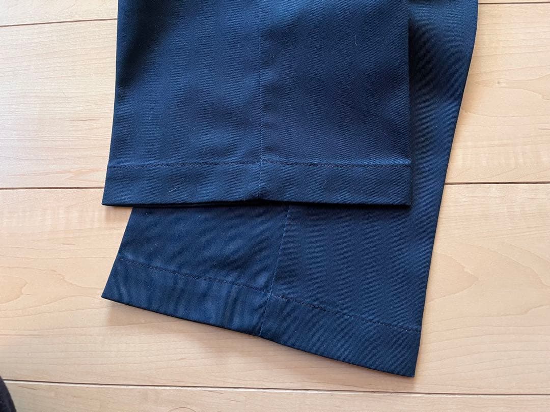 80s USA チビタグ Dickies 874 W32 Navy ワークパンツ