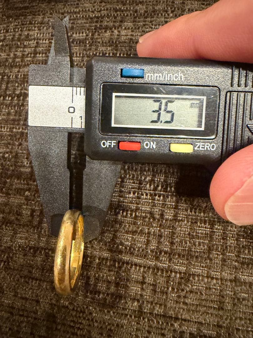 【2/15まで出品】K18リング シンプル18金リング 5.15g 甲丸リング