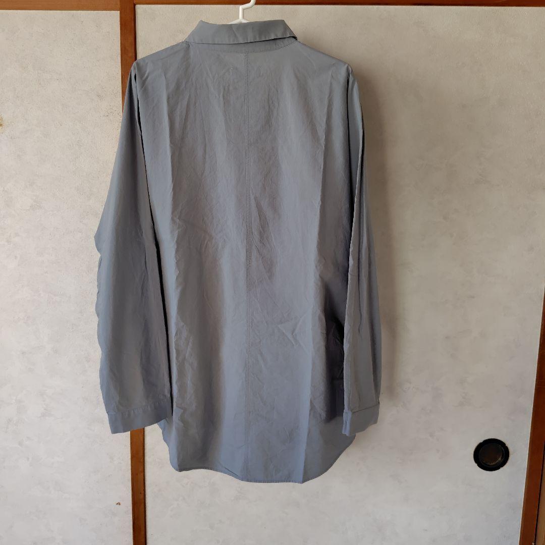 huis 遠州織物 オーガニックコットンシームレスオーバーシャツ