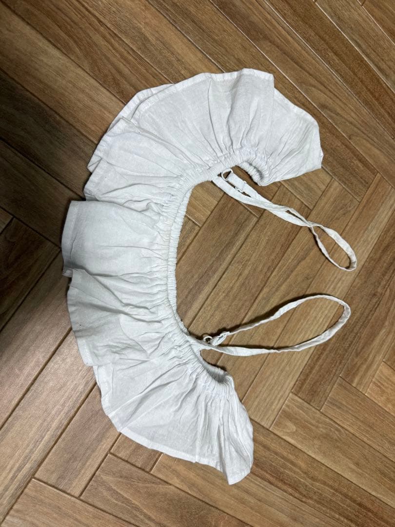【人気】papier（パピエ）carrie bra / white
