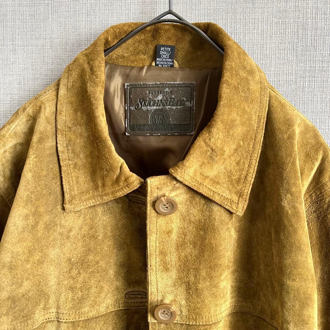 vintage St.John's Bay スウェードジャケット キャメル 古着