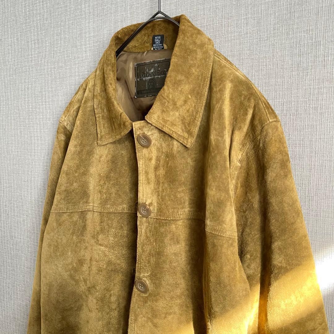vintage St.John's Bay スウェードジャケット キャメル 古着
