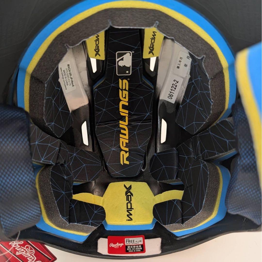 ローリングス　ヘルメット　マットブラック　Rawlings 野球