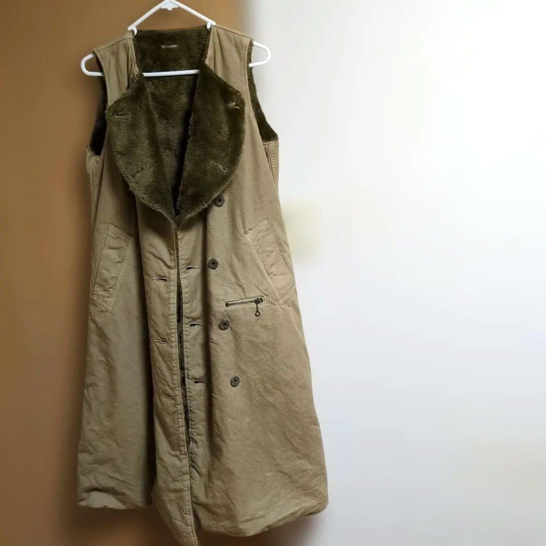 KAPITAL ボア ロングベスト