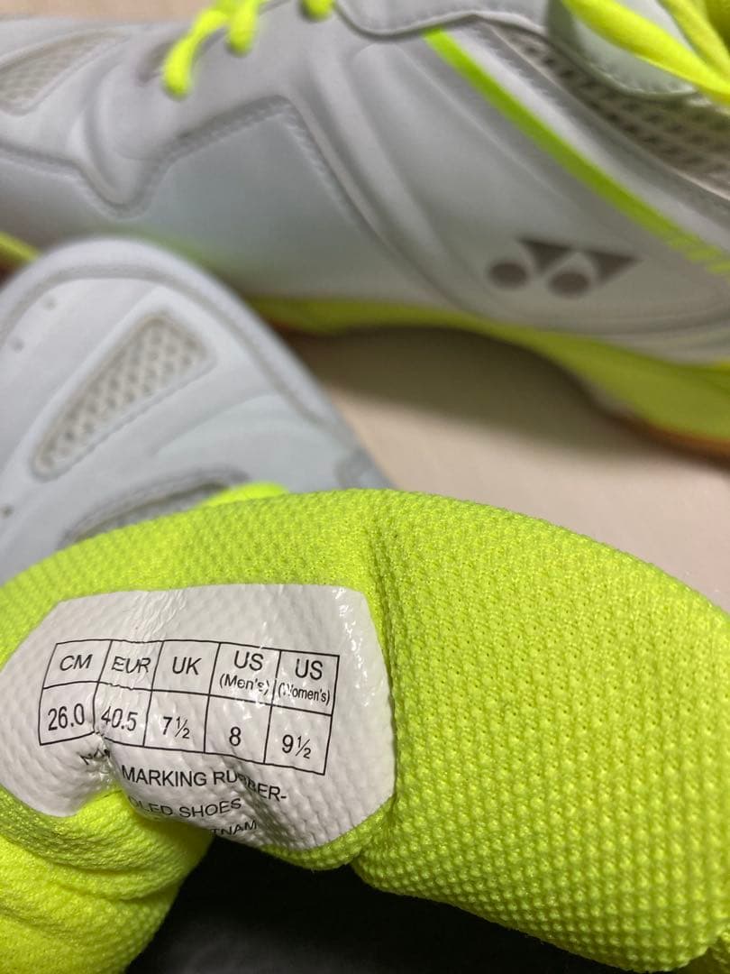 【試着のみ】YONEX バドミントンシューズ パワークッション66
