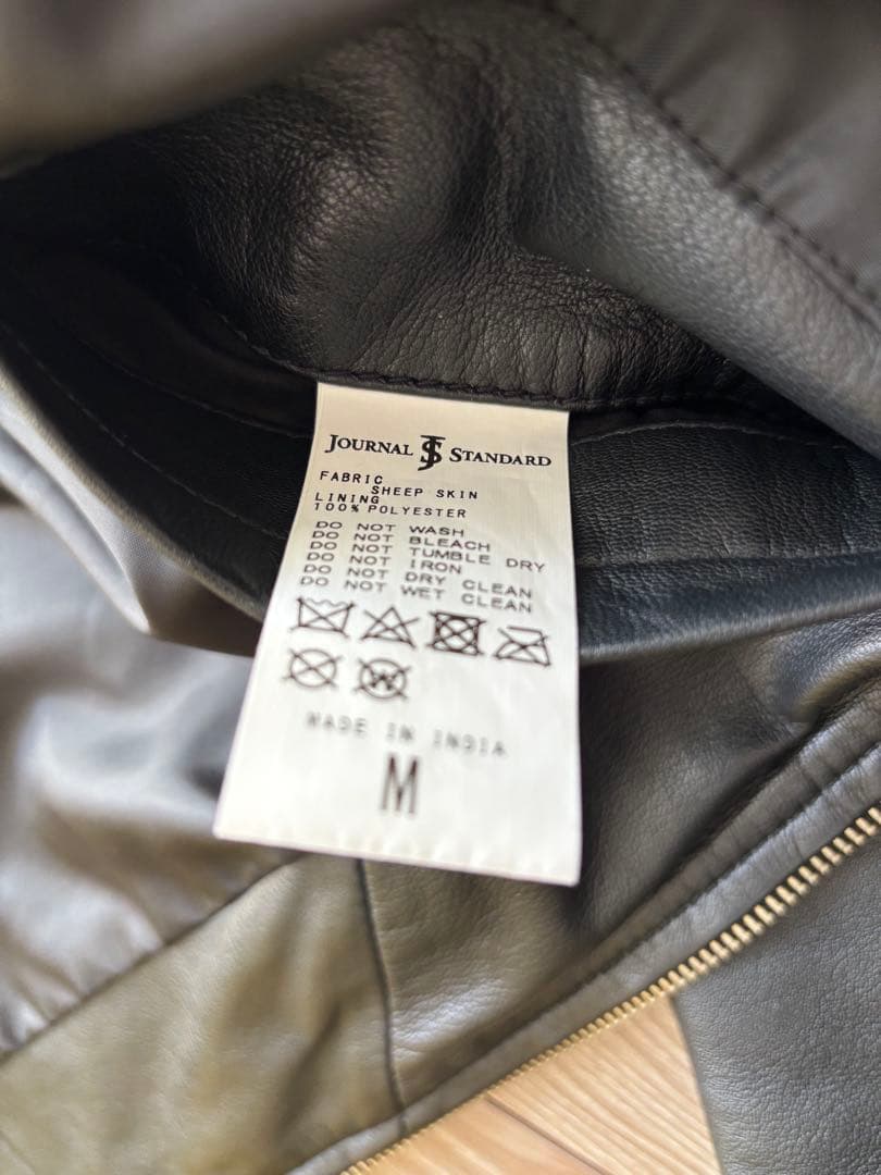 ★値下げ★JOURNAL STANDARD ブラックレザーライダースジャケット