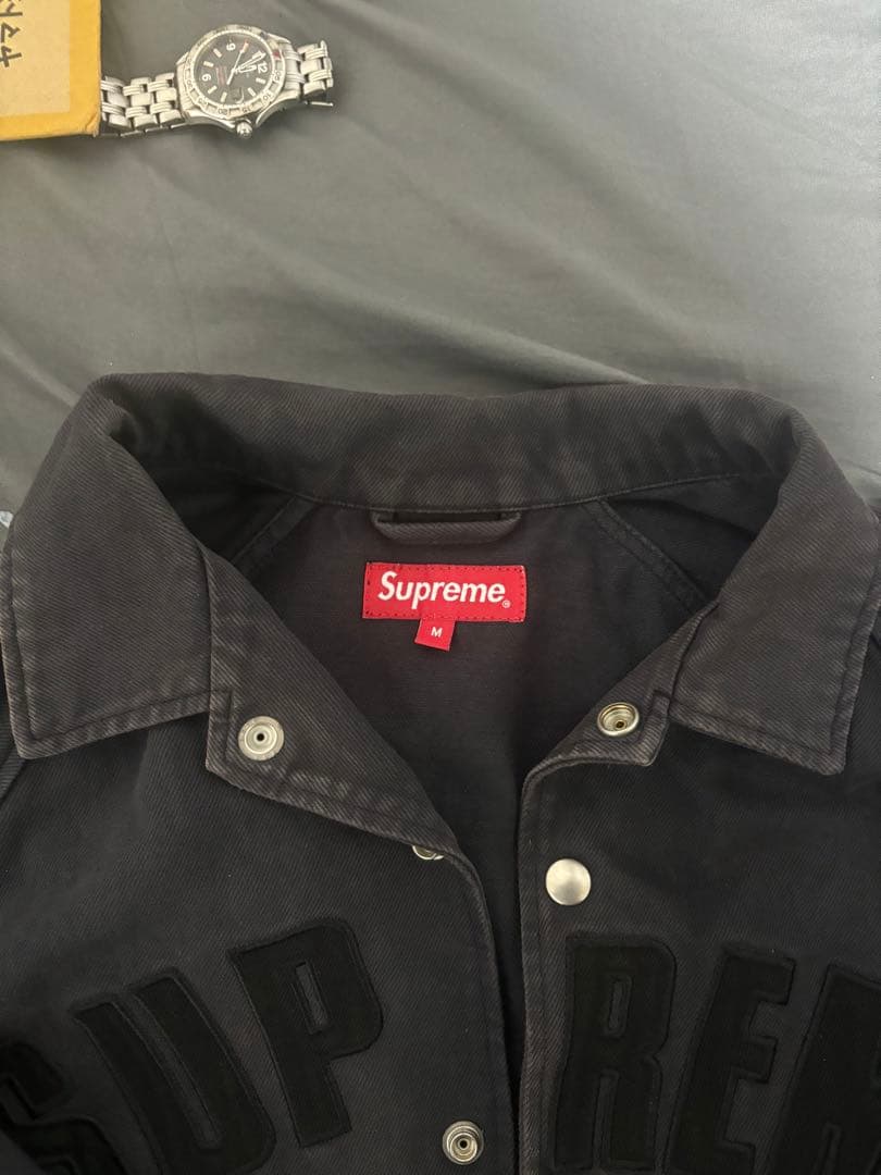 ジャケット・アウター Supreme Snap Front Arc Logo Jacket