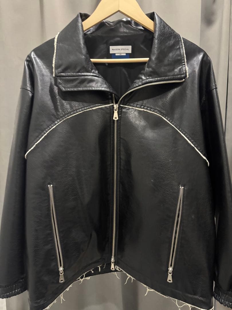 MAISON SPECIAL レザーブルゾン