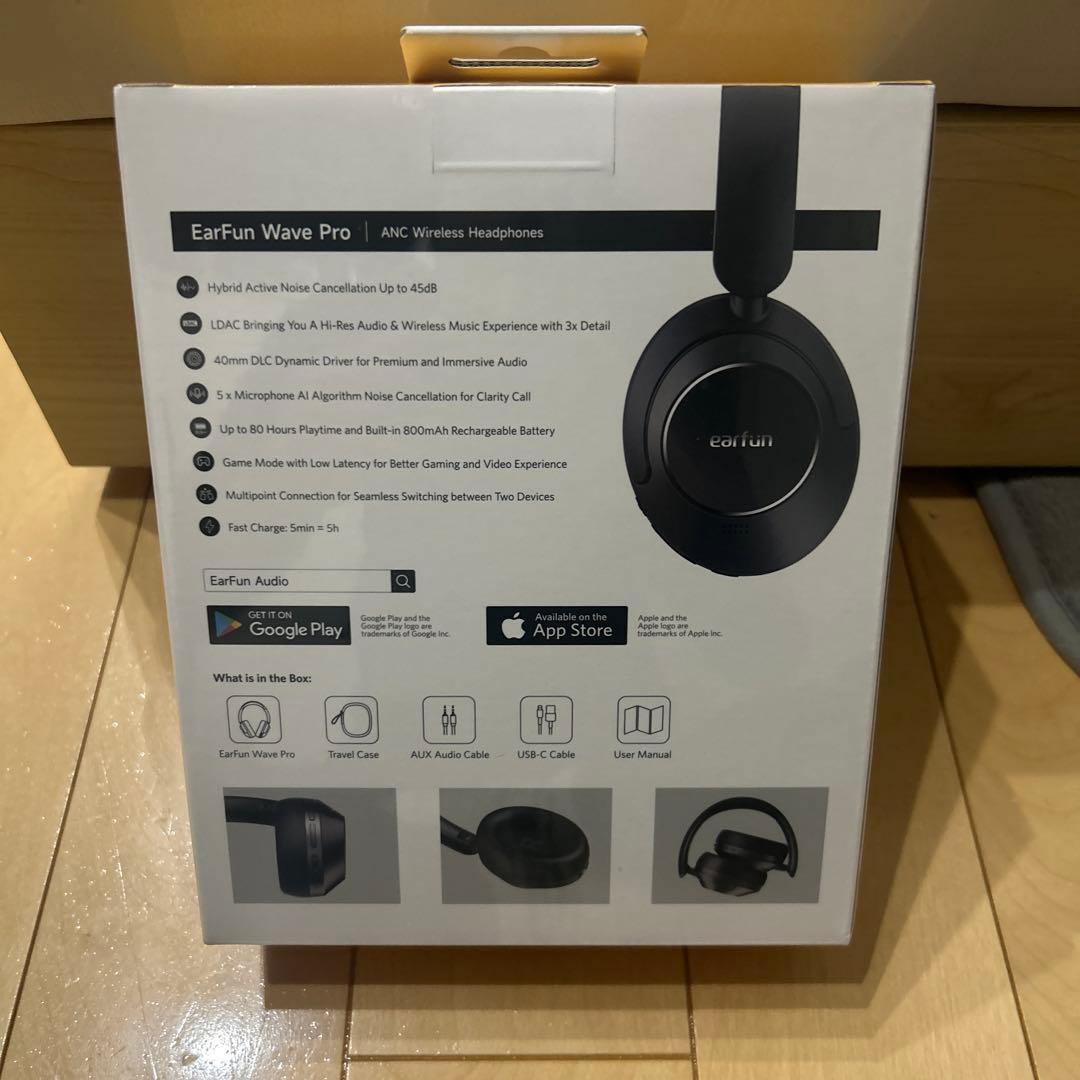 EarFun Wave Pro ANC ワイヤレスヘッドフォン