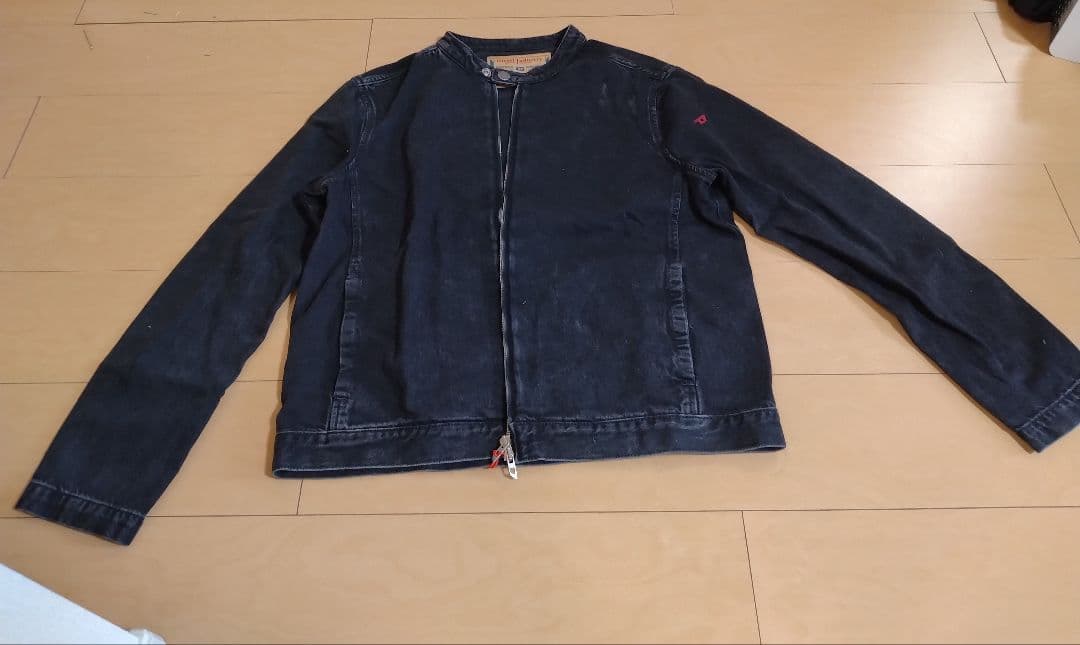 莉*様 Diesel Industry ブラックデニムジャケットメンズ デニムジ