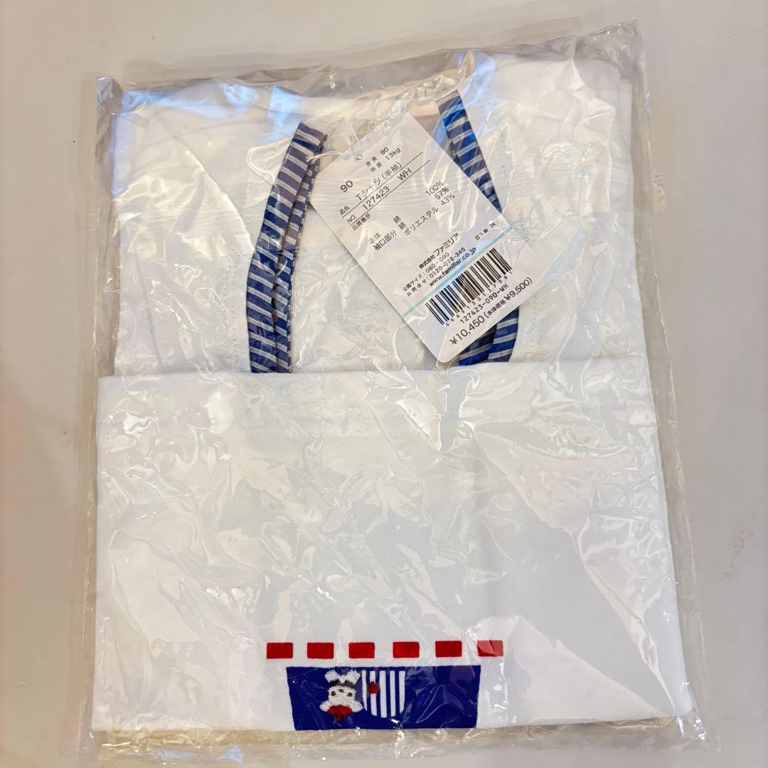 【値下げ】ファミリア　Tシャツ　90cm