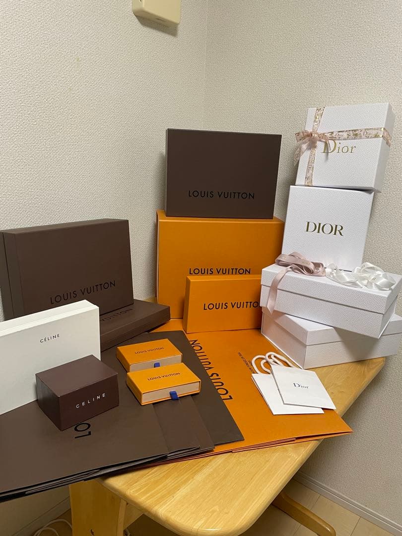 LOUIS VUITTON & DIOR セリーヌ　マグネット　空箱セット