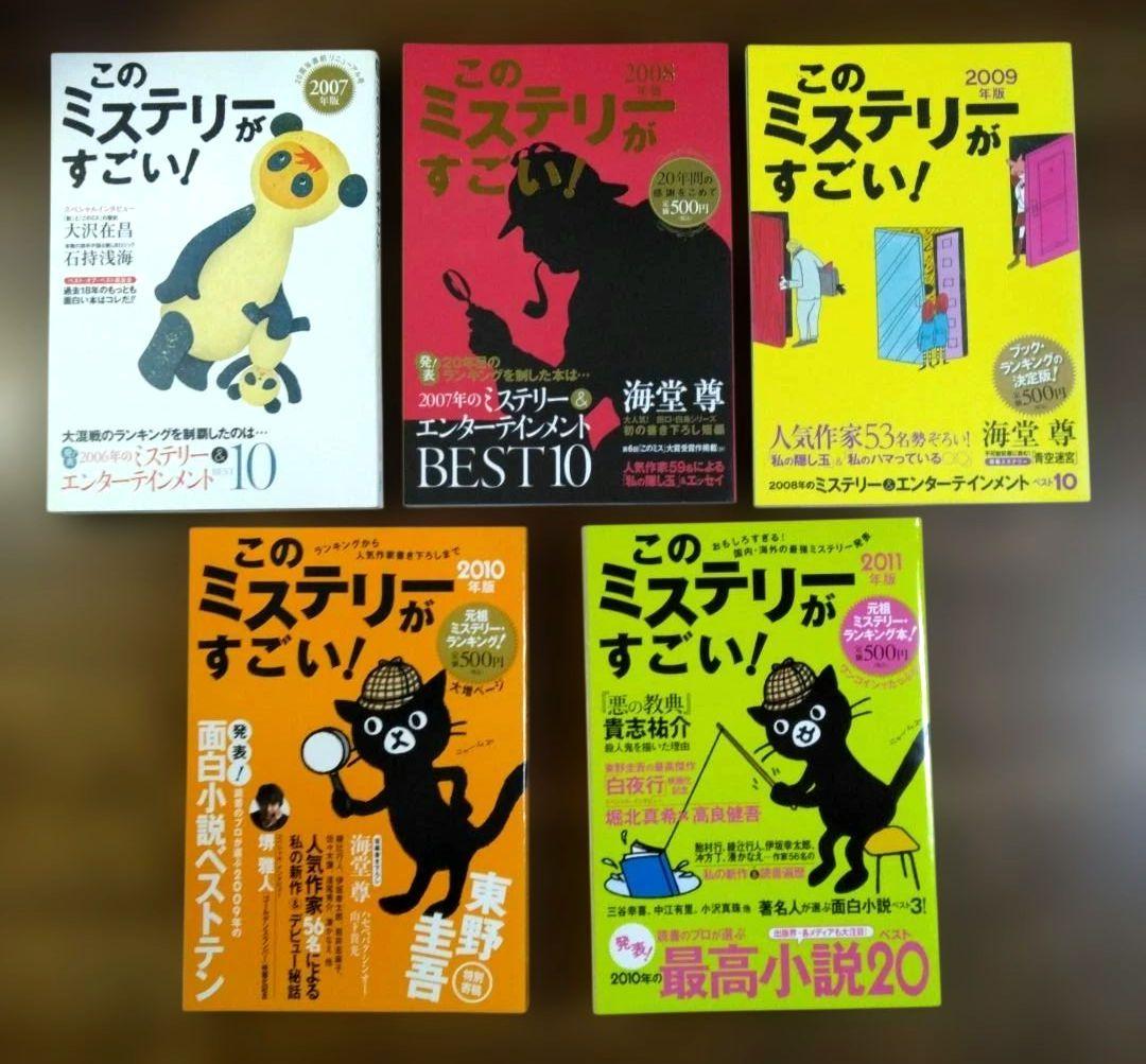 このミステリーがすごい！25冊セット　1997～2021年版