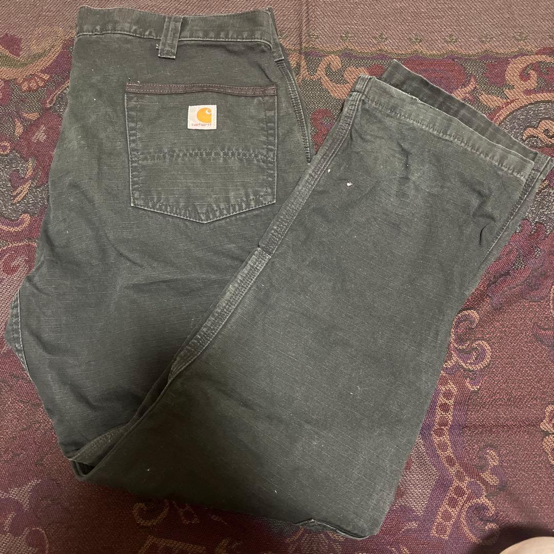 カーハートダブルニーカーゴパンツusa製38×32