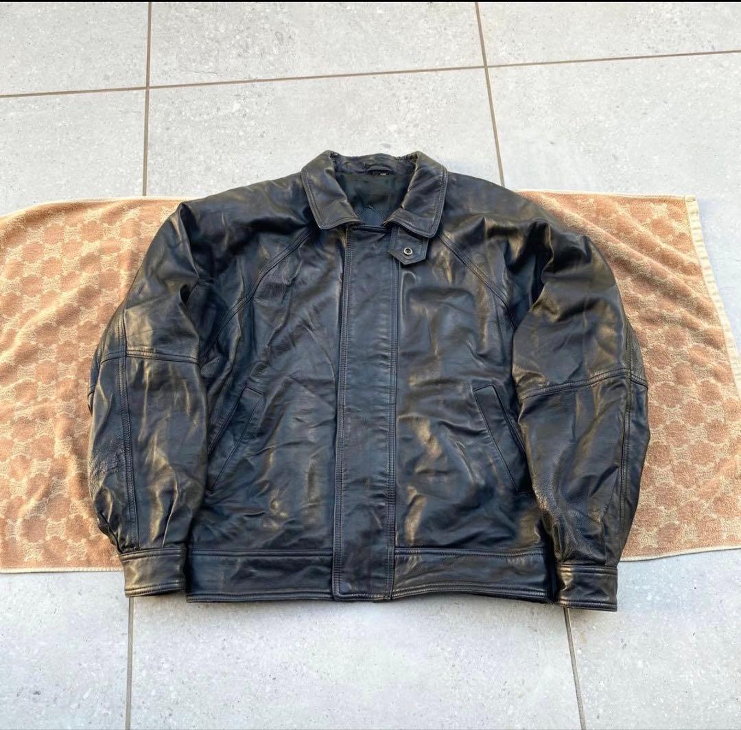 Archive 90s 2way black レザージャケット本革