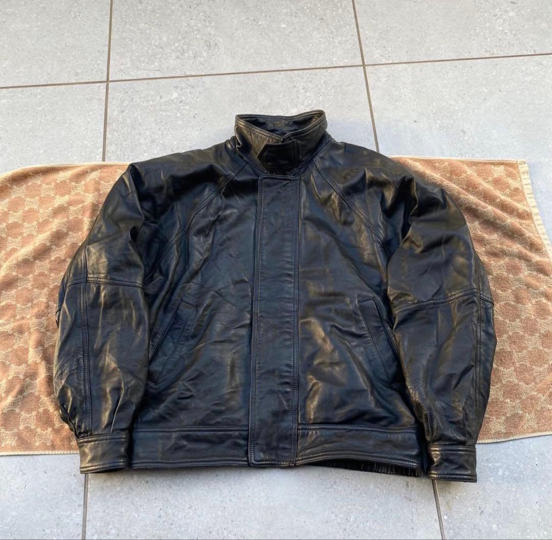 Archive 90s 2way black レザージャケット本革