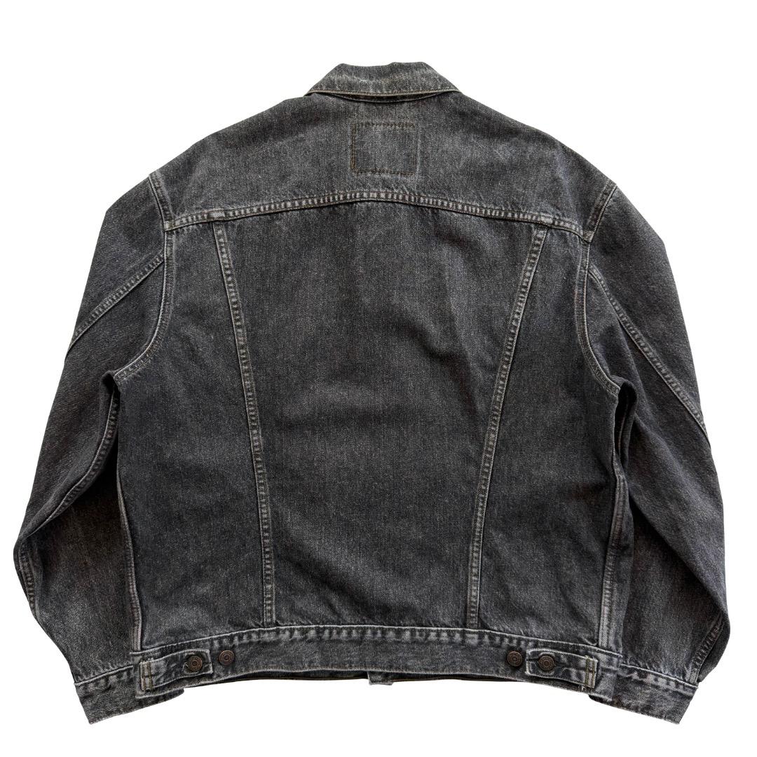 Levi’s デニムジャケット 70503 02 ユーロ XL ブラック 先染め