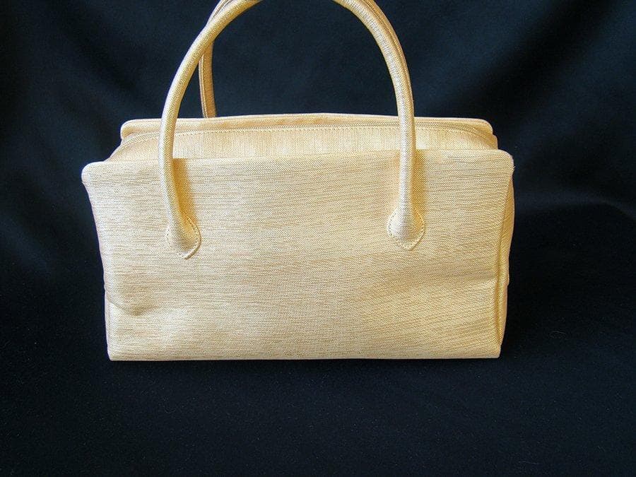 美品 人気の お洒落な 利休バッグ （正絹）Ｚ187