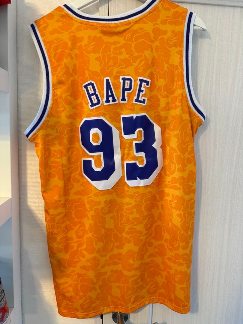 Lakers BAPE迷彩ジャージ93番 L