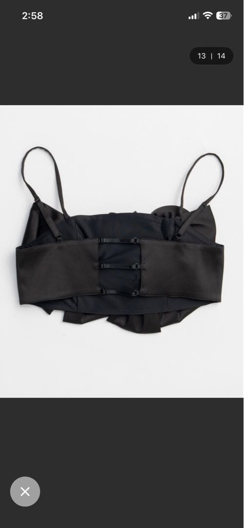 Rose Ribbon Motif Bustier/ローズリボンモチーフビスチェ