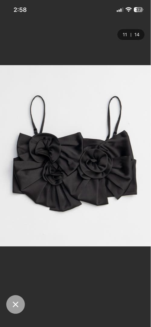 Rose Ribbon Motif Bustier/ローズリボンモチーフビスチェ