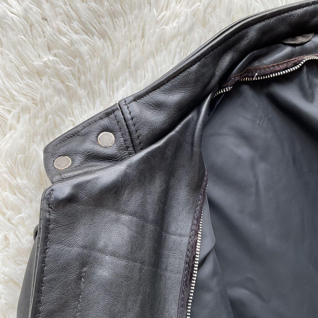 人気✨schott 641 レザージャケット　シングルライダース　本革　40 黒