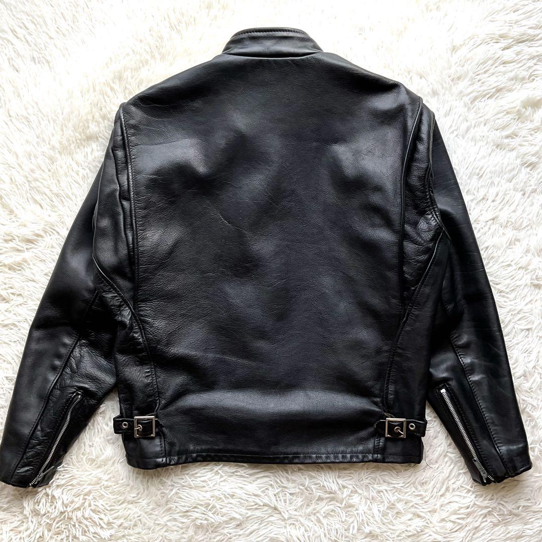 人気✨schott 641 レザージャケット　シングルライダース　本革　40 黒