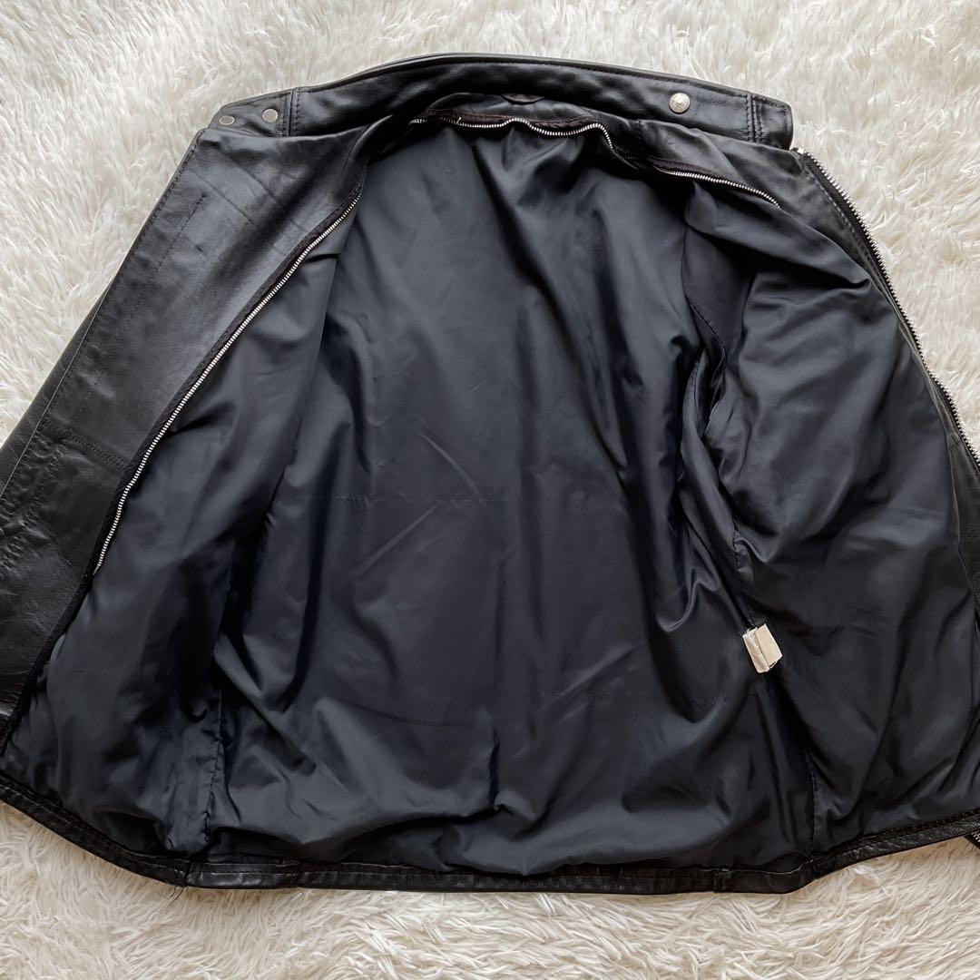 人気✨schott 641 レザージャケット　シングルライダース　本革　40 黒