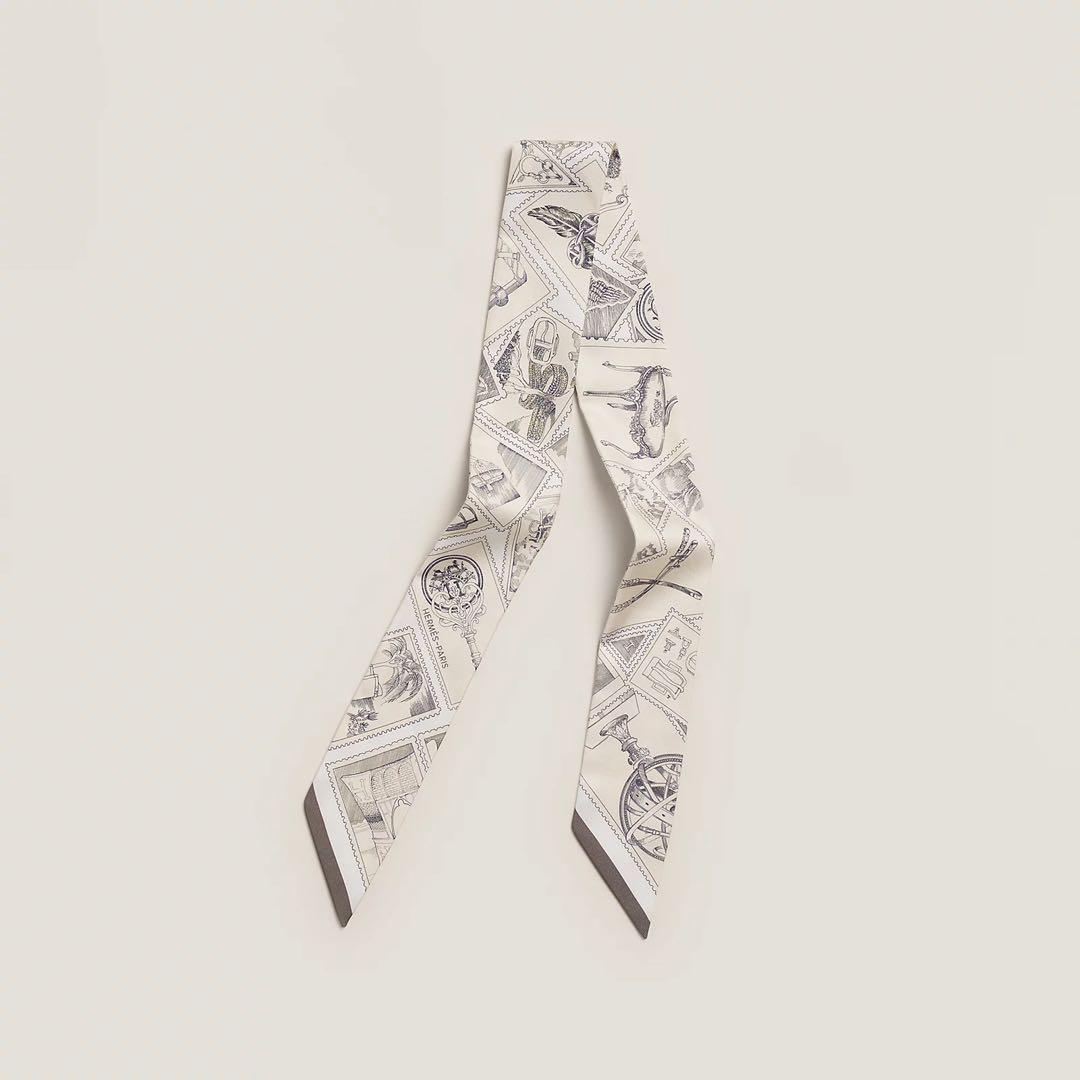 新品未使用　HERMES ☆ フォーブルの切手愛好家 ツイリー スカーフ