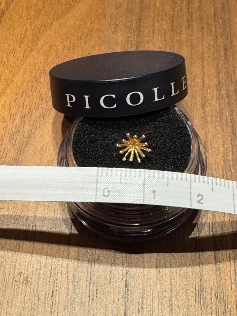 picollet ボディピアス16G 花火　ファイアワーク　K18 ゴールド