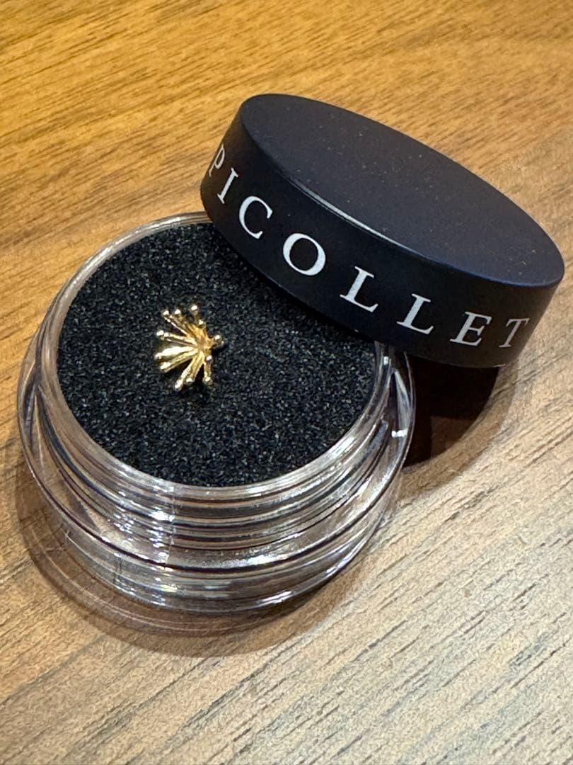 picollet ボディピアス16G 花火　ファイアワーク　K18 ゴールド
