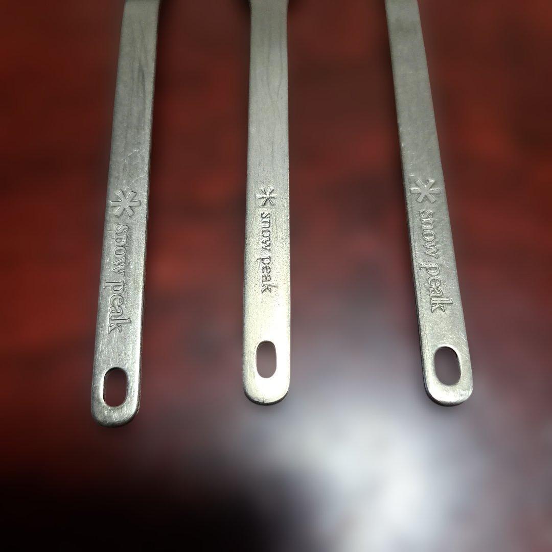最終値下げスノーピーク ワッパー武器 3本セット　②