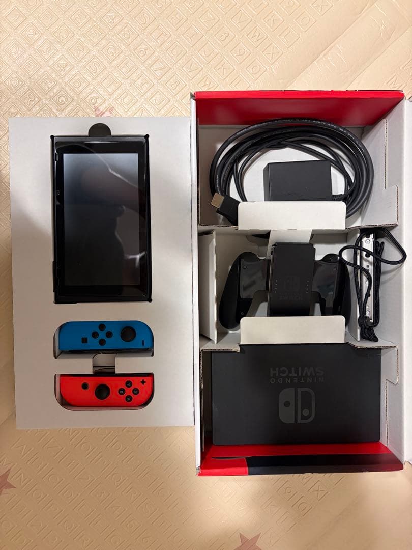Nintendo Switch 本体（バッテリー強化版） ネオンブルー/レッド