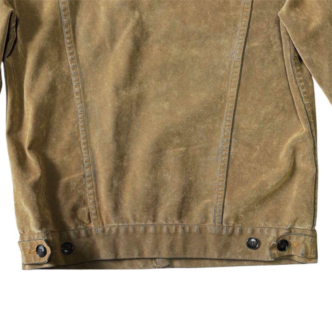Levi's 00s フロッキー加工 デニム トラッカー ジャケット