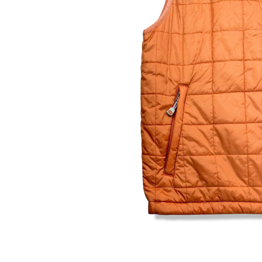 00s Y2K L.L.Bean エルエルビーン ナイロン中綿ベスト オレンジ