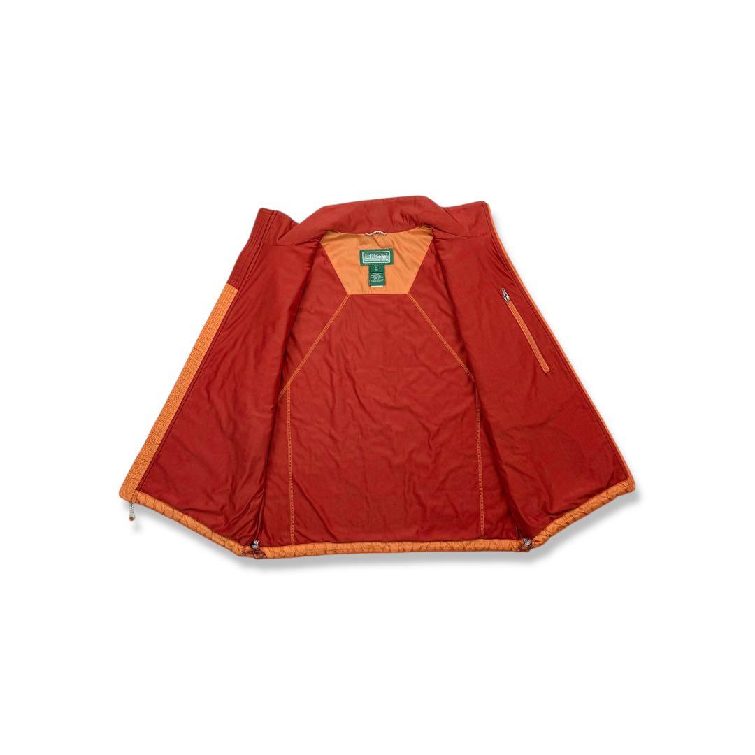00s Y2K L.L.Bean エルエルビーン ナイロン中綿ベスト オレンジ