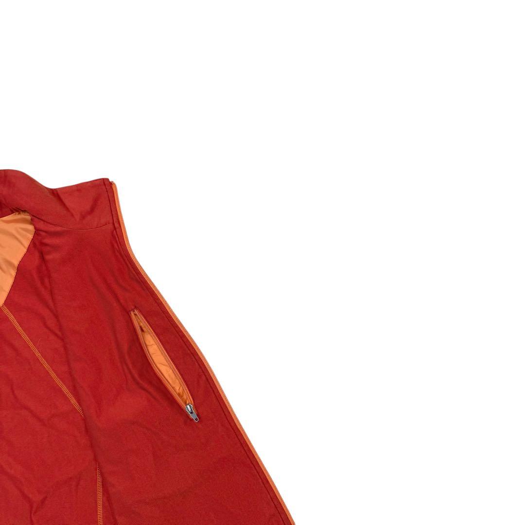 00s Y2K L.L.Bean エルエルビーン ナイロン中綿ベスト オレンジ