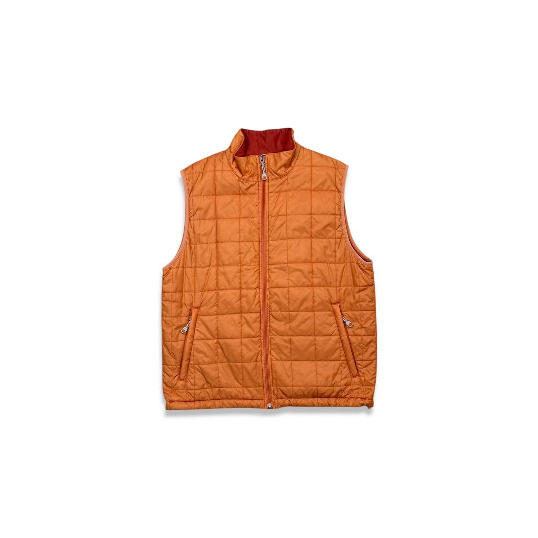 00s Y2K L.L.Bean エルエルビーン ナイロン中綿ベスト オレンジ