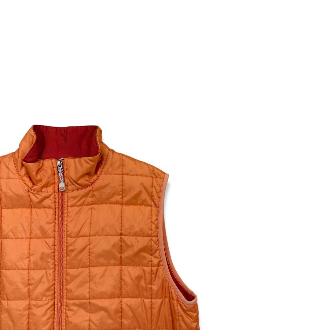 00s Y2K L.L.Bean エルエルビーン ナイロン中綿ベスト オレンジ