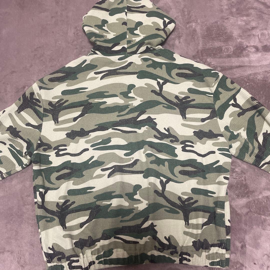 かつき着用　Como Thermal Zip Hoodie