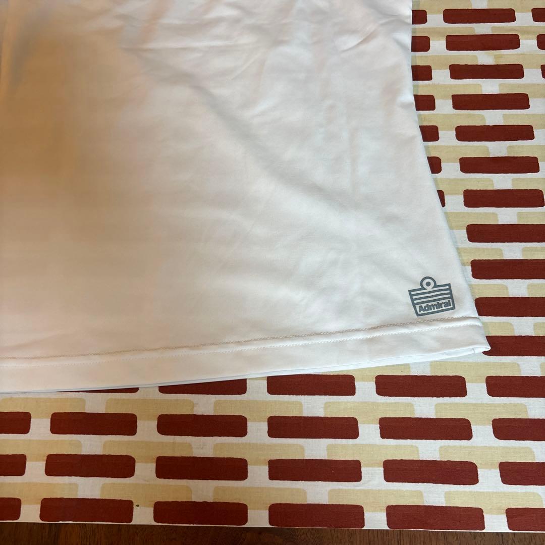 Admiral テニス Tシャツ 半袖 未使用　ホワイト/グレー/ブルー